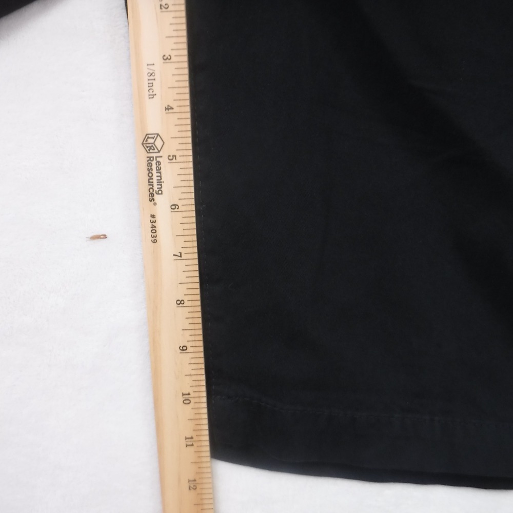 American Eagle Outfitters Longboard Shorts‎ Mens 33 Black Cotton Chino Logo NWT - Picture 7 of 8